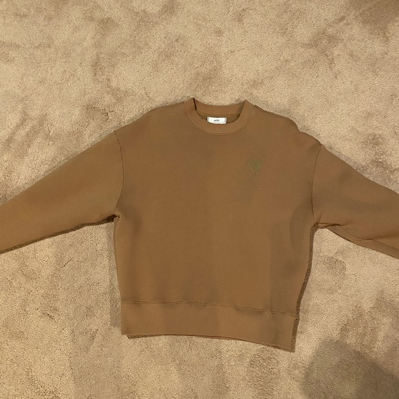 Mens AMI Paris oversized crewneck sweatshirt - Picture 4 of 6